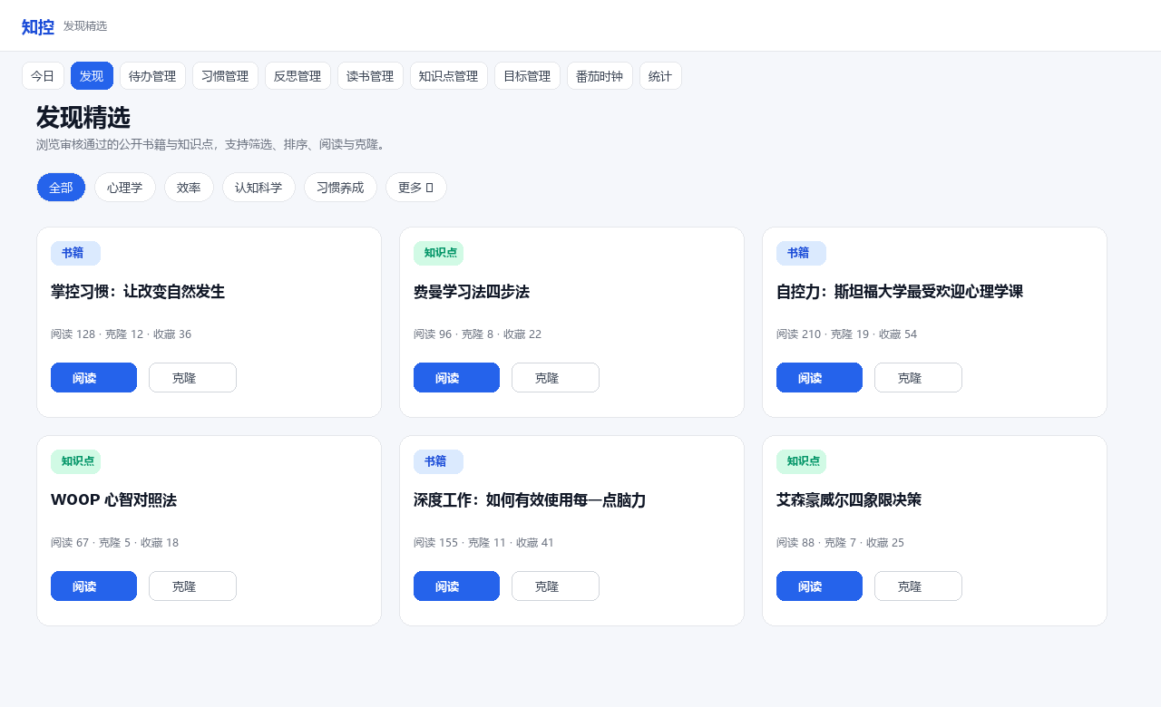 发现精选列表